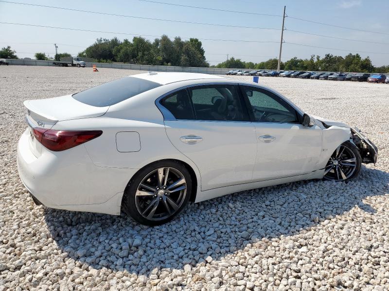 JN1EV7AP0KM541267 - 2019 INFINITI Q50 LUXE WHITE photo 3
