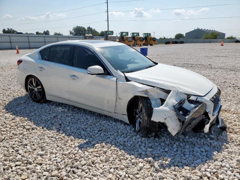 JN1EV7AP0KM541267 - 2019 INFINITI Q50 LUXE WHITE photo 4