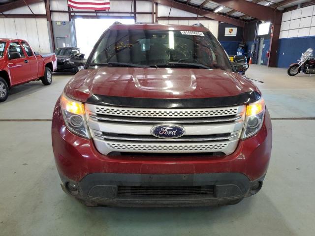 1FM5K8D88EGB08276 - 2014 FORD EXPLORER XLT RED photo 5