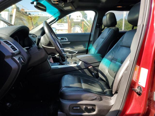 1FM5K8D88EGB08276 - 2014 FORD EXPLORER XLT RED photo 7