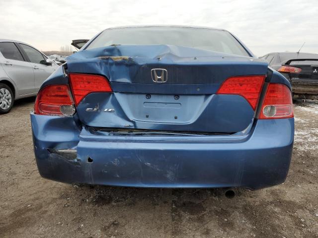 2HGFA16498H020649 - 2008 HONDA CIVIC DX-G BLUE photo 6