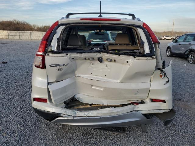 5J6RM3H76FL008278 - 2015 HONDA CR-V EXL WHITE photo 6