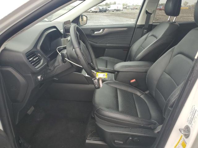 1FMCU9J96NUA98031 - 2022 FORD ESCAPE TITANIUM WHITE photo 7