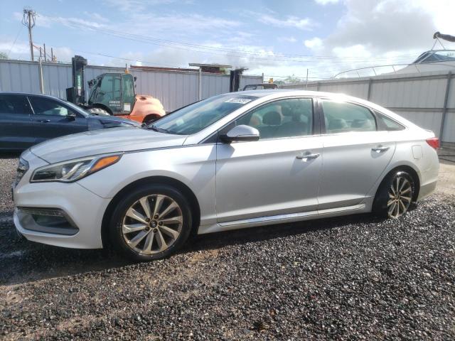 5NPE34AF0FH067717 - 2015 HYUNDAI SONATA SPORT WHITE photo 1