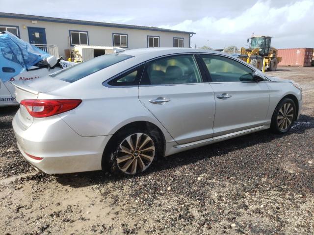 5NPE34AF0FH067717 - 2015 HYUNDAI SONATA SPORT WHITE photo 3