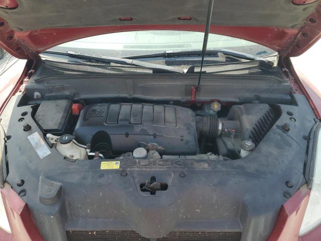 5GAKVCED9CJ287037 - 2012 BUICK ENCLAVE MAROON photo 12