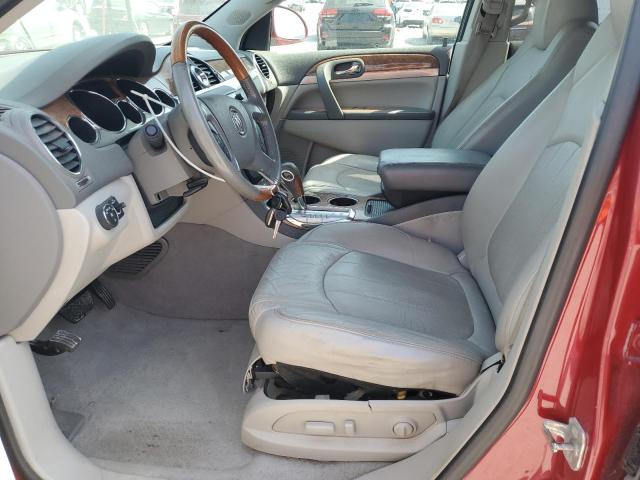 5GAKVCED9CJ287037 - 2012 BUICK ENCLAVE MAROON photo 7