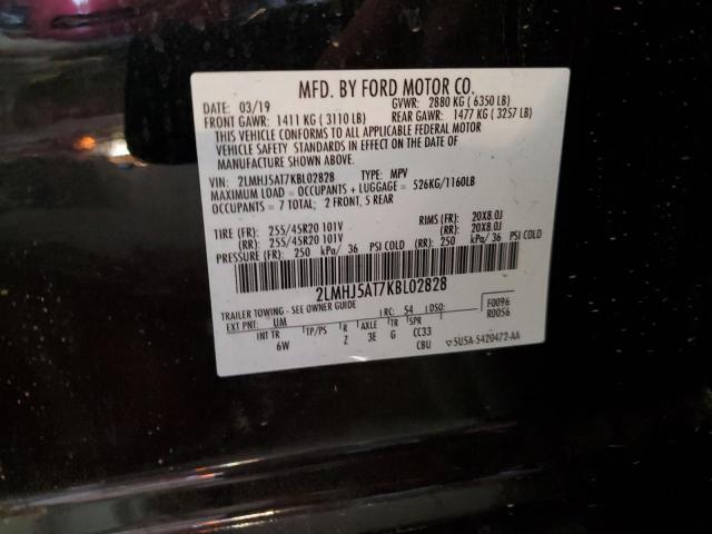 2LMHJ5AT7KBL02828 - 2019 LINCOLN MKT Qara foto 14