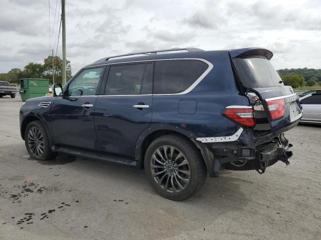 JN8AY2CD1R9710237 - 2024 NISSAN ARMADA PLATINUM BLUE photo 2