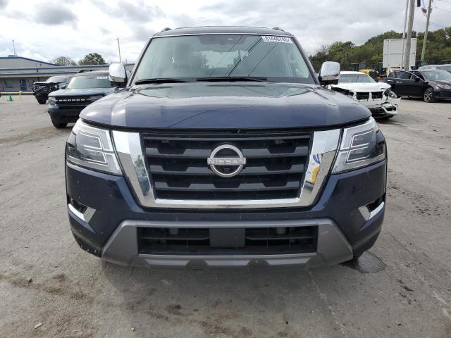 JN8AY2CD1R9710237 - 2024 NISSAN ARMADA PLATINUM BLUE photo 5