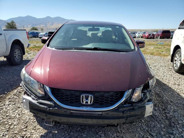 19XFB2F54EE040969 - 2014 HONDA CIVIC LX BURGUNDY photo 5