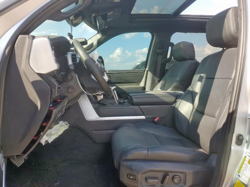 5TFNA5AB9RX036810 - 2024 TOYOTA TUNDRA CREWMAX PLATINUM SILVER photo 7