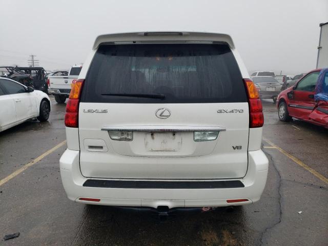 JTJBT20X640031040 - 2004 LEXUS GX 470 WHITE photo 6