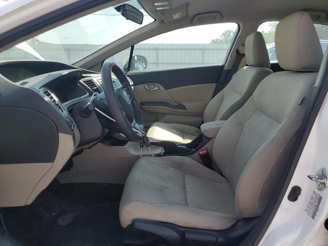 19XFB2F58FE076956 - 2015 HONDA CIVIC LX WHITE photo 7