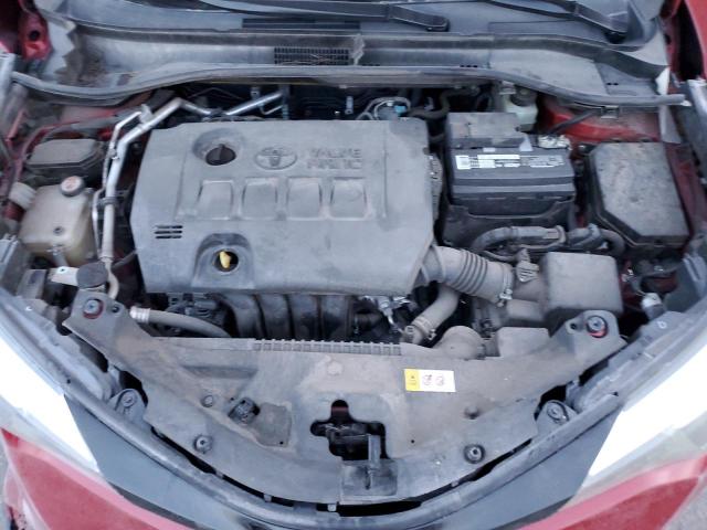 JTNKHMBX7L1088607 - 2020 TOYOTA C-HR XLE RED photo 11