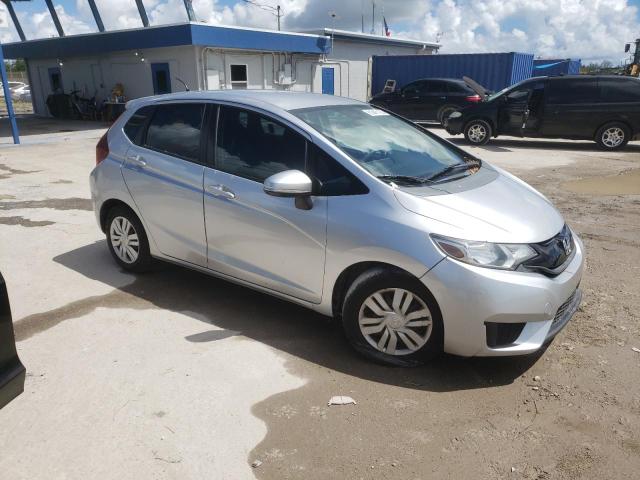3HGGK5H50FM748549 - 2015 HONDA FIT LX SILVER photo 4