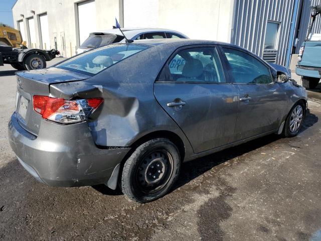 KNAFU4A22C5601288 - 2012 KIA FORTE EX GRAY photo 3