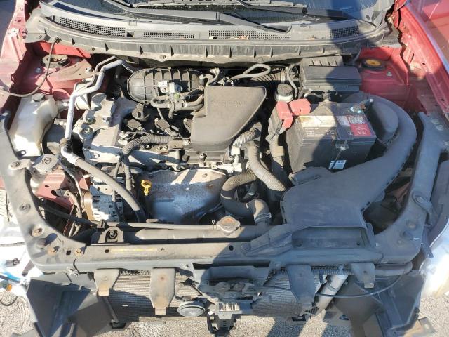 JN8AS5MV7DW141611 - 2013 NISSAN ROGUE S წითელი ფოტო 12
