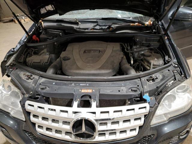 4JGBB8GB5BA627195 - 2011 MERCEDES-BENZ ML 350 4MATIC GRAY photo 12