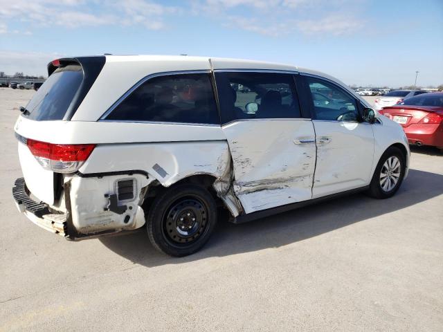 5FNRL5H69EB039361 - 2014 HONDA ODYSSEY EXL WHITE photo 3