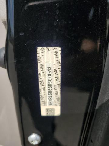 5FNRL5H68DB028513 - 2013 HONDA ODYSSEY EXL Қара фото 12