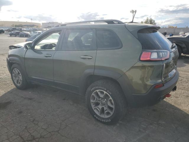 1C4PJMBX7MD253117 - 2021 JEEP CHEROKEE TRAILHAWK GREEN photo 2