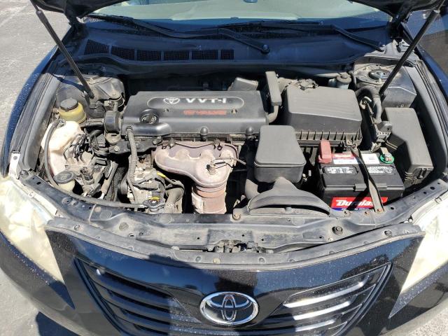4T1BE46K07U601255 - 2007 TOYOTA CAMRY CE BLACK photo 11
