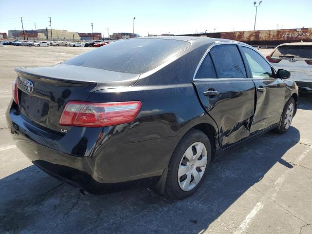 4T1BE46K07U601255 - 2007 TOYOTA CAMRY CE BLACK photo 3