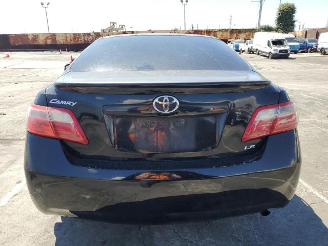 4T1BE46K07U601255 - 2007 TOYOTA CAMRY CE BLACK photo 6