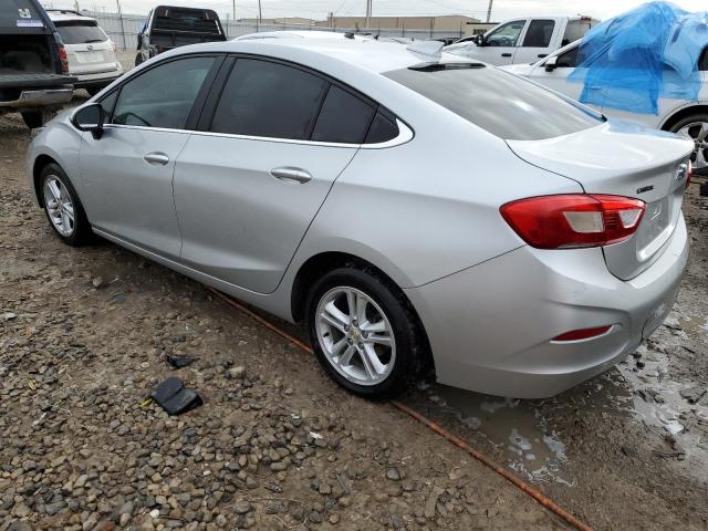 1G1BE5SM4G7275145 - 2016 CHEVROLET CRUZE LT SILVER photo 2