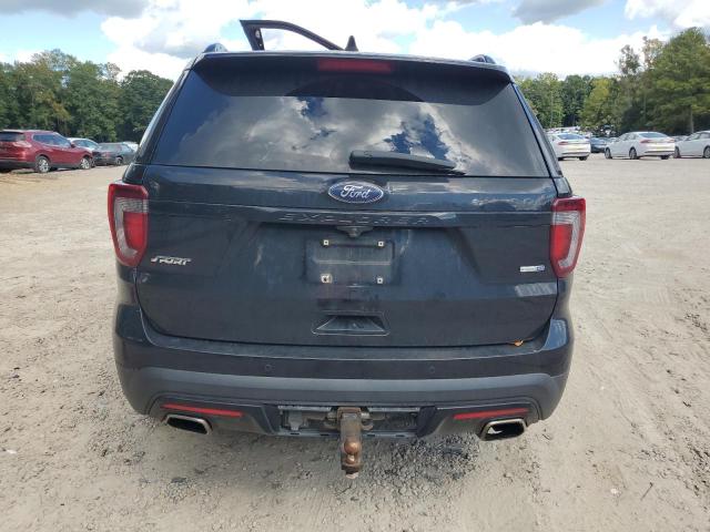 1FM5K8GT7HGC64717 - 2017 FORD EXPLORER SPORT Noir photo 6