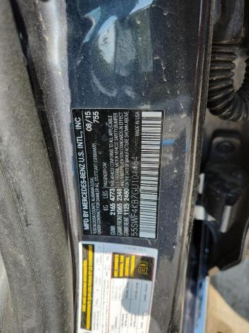 55SWF4KB7GU101464 - 2016 MERCEDES-BENZ C 300 4MATIC BLUE photo 13