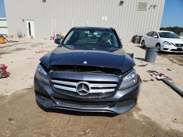 55SWF4KB7GU101464 - 2016 MERCEDES-BENZ C 300 4MATIC BLUE photo 5