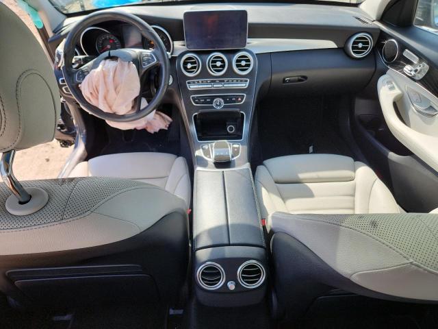 55SWF4KB7GU101464 - 2016 MERCEDES-BENZ C 300 4MATIC BLUE photo 8