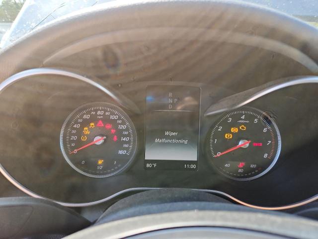 55SWF4KB7GU101464 - 2016 MERCEDES-BENZ C 300 4MATIC BLUE photo 9