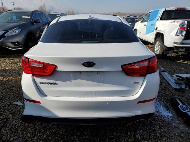 5XXGM4A73FG353412 - 2015 KIA OPTIMA LX WHITE photo 6