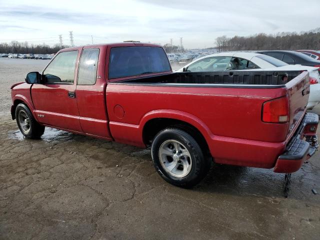 1GCCS19W3Y8145373 - 2000 CHEVROLET S TRUCK S10 MAROON photo 2