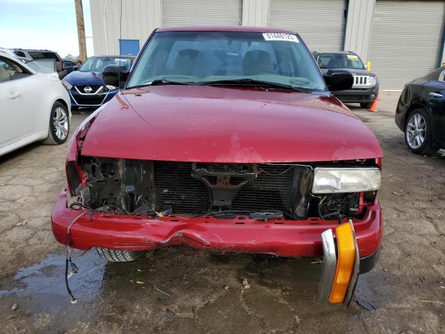 1GCCS19W3Y8145373 - 2000 CHEVROLET S TRUCK S10 MAROON photo 5