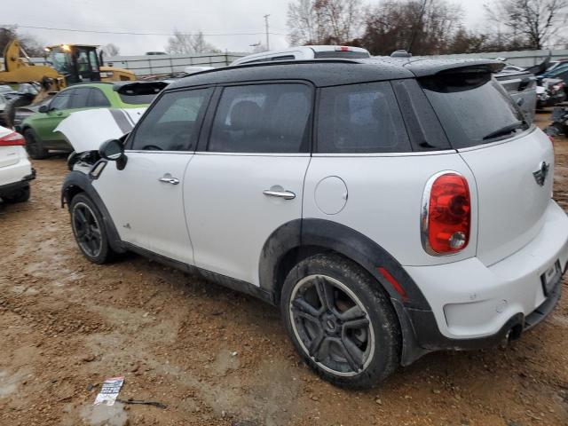 WMWZC5C54DWL64425 - 2013 MINI COOPER S COUNTRYMAN WHITE photo 2