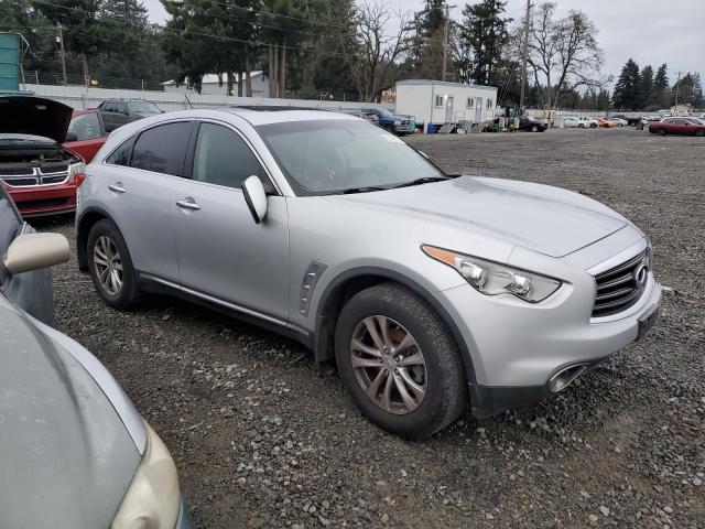 JN8CS1MW5DM173401 - 2013 INFINITI FX37 SILVER photo 4