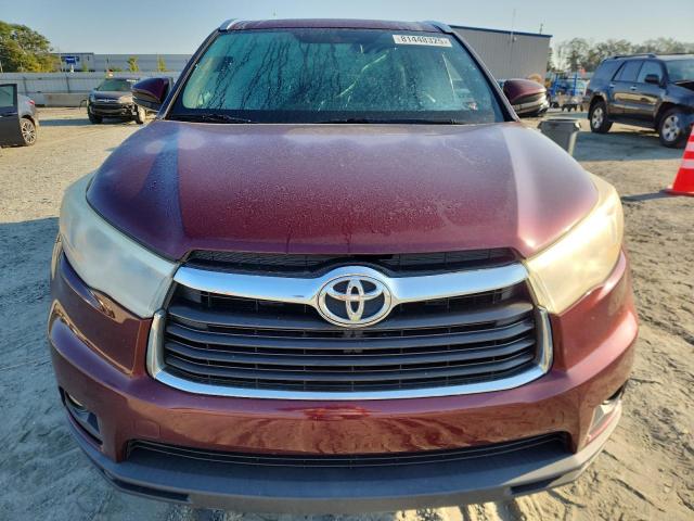 5TDKKRFH8ES013927 - 2014 TOYOTA HIGHLANDER XLE Շագանակագույն լուսանկար 5