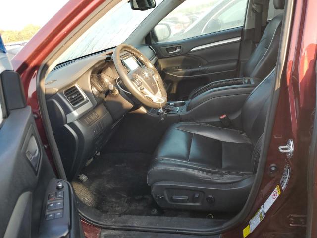 5TDKKRFH8ES013927 - 2014 TOYOTA HIGHLANDER XLE Շագանակագույն լուսանկար 7