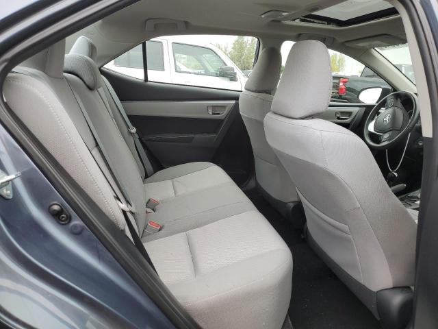 2T1BURHE2EC046024 - 2014 TOYOTA COROLLA L BLUE photo 10