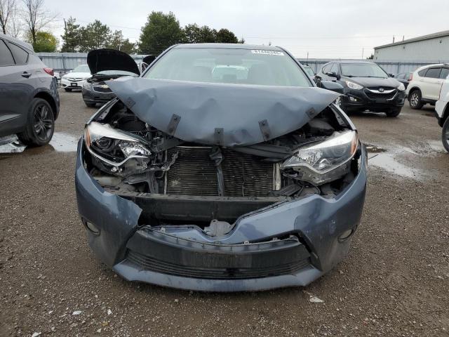 2T1BURHE2EC046024 - 2014 TOYOTA COROLLA L BLUE photo 5