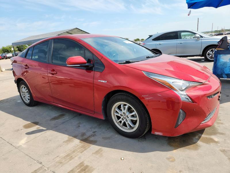 JTDKARFU7J3059549 - 2018 TOYOTA PRIUS წითელი ფოტო 4