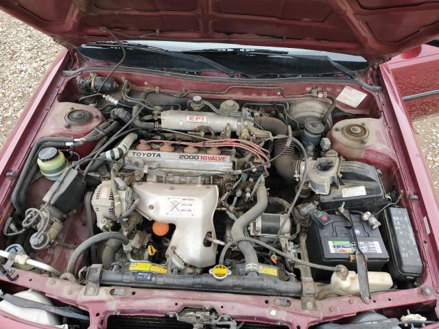 4T1SV21E3MU440269 - 1991 TOYOTA CAMRY DLX BURGUNDY photo 11