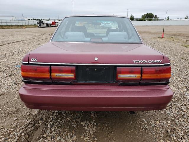 4T1SV21E3MU440269 - 1991 TOYOTA CAMRY DLX BURGUNDY photo 6