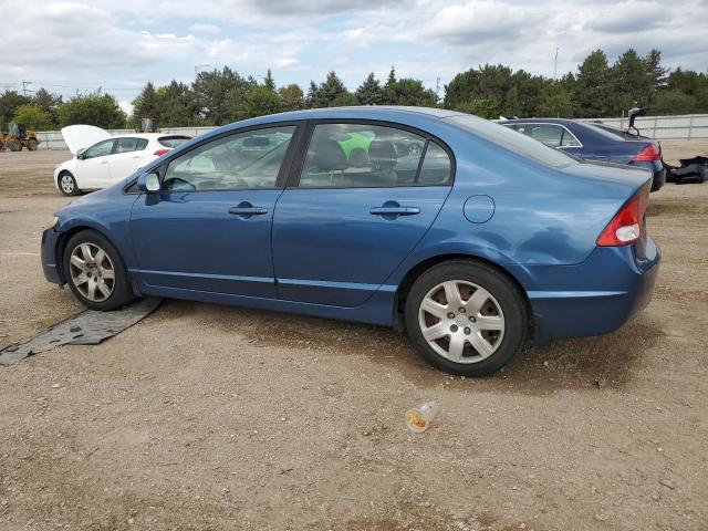 19XFA1F57AE081393 - 2010 HONDA CIVIC LX BLUE photo 2