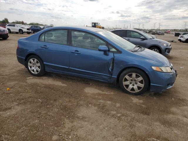 19XFA1F57AE081393 - 2010 HONDA CIVIC LX BLUE photo 4