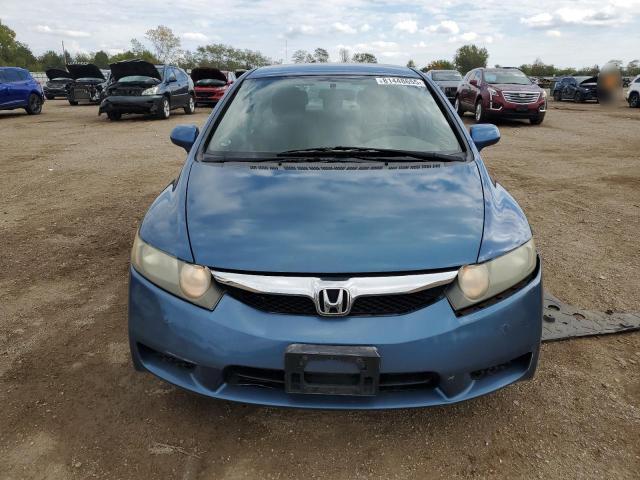 19XFA1F57AE081393 - 2010 HONDA CIVIC LX BLUE photo 5